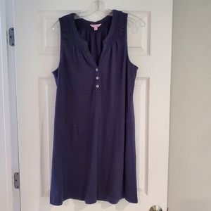 Lilly Pulitzer Large Blue Sleeveless Essie Dress